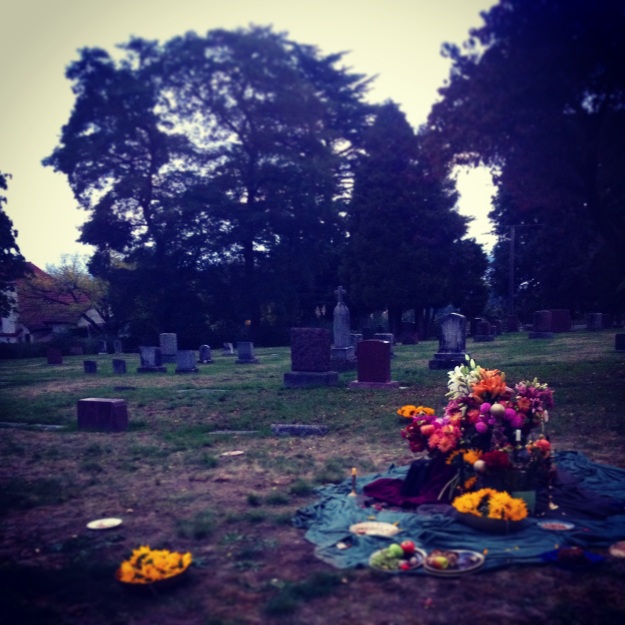 New Mystics video shoot in Lakeview cemetery
